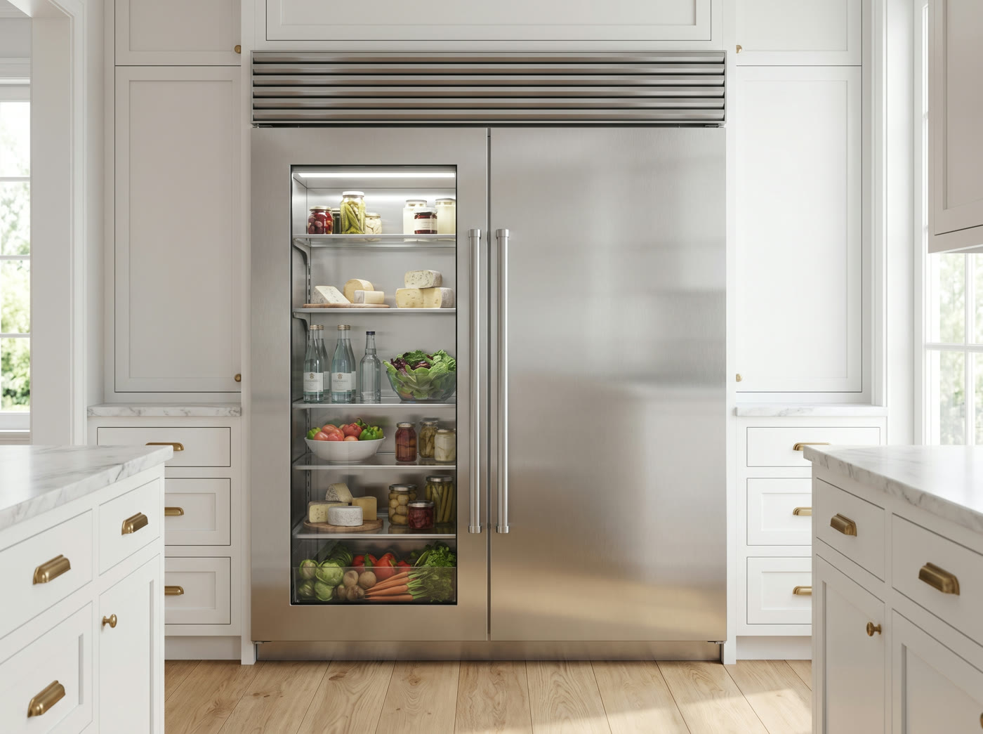 Refrigeration service in a luxury kitchen